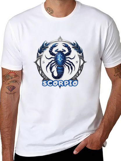 Scorpio Zodiac Graphic Tee - Black