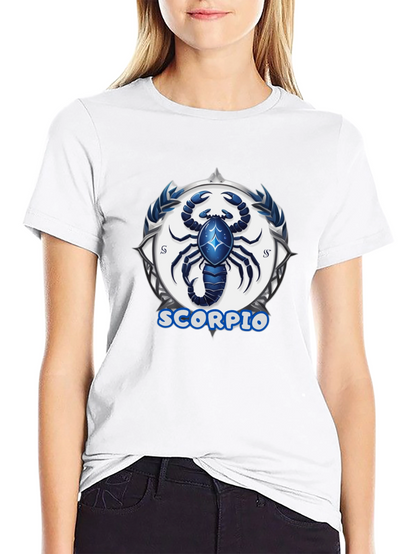 Scorpio Zodiac Graphic Tee - Black