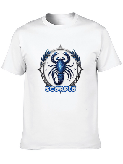 Scorpio Zodiac Graphic Tee - Black