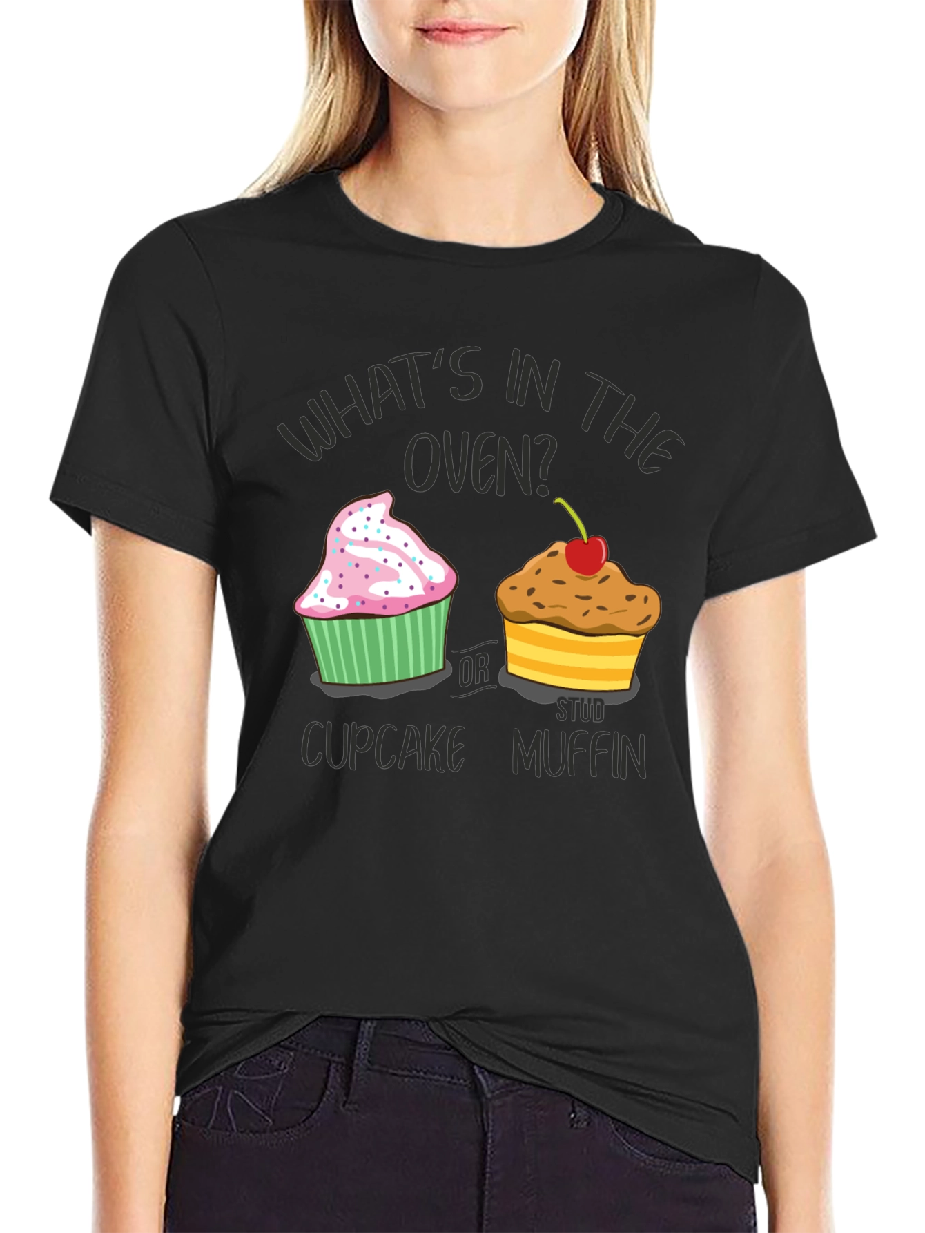 Whats in the Oven? Pregnancy Reveal T-Shirt