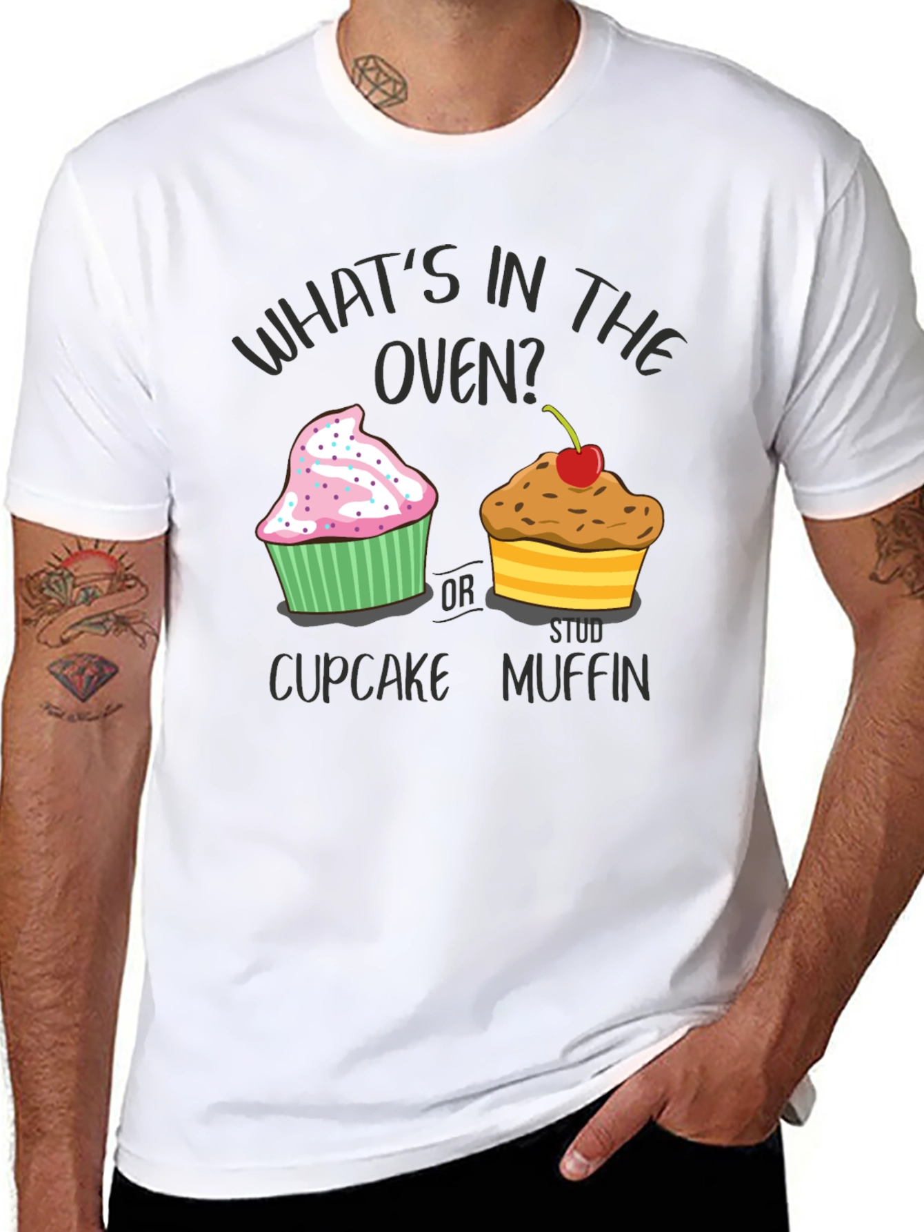 Whats in the Oven? Pregnancy Reveal T-Shirt