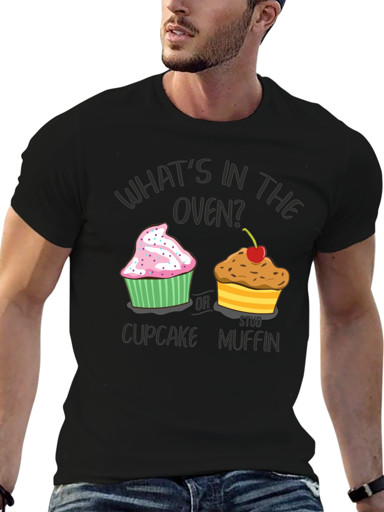 Whats in the Oven? Pregnancy Reveal T-Shirt