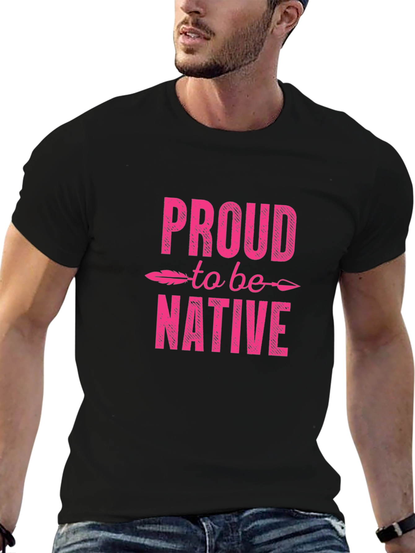 Proud to be Native Graphic T-Shirt