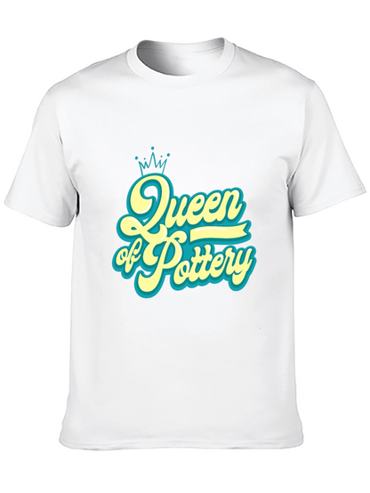 Queen of Pottery Black Graphic T-Shirt