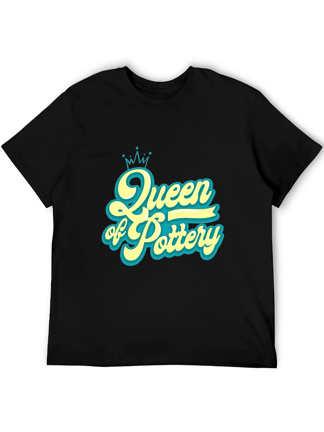 Queen of Pottery Black Graphic T-Shirt
