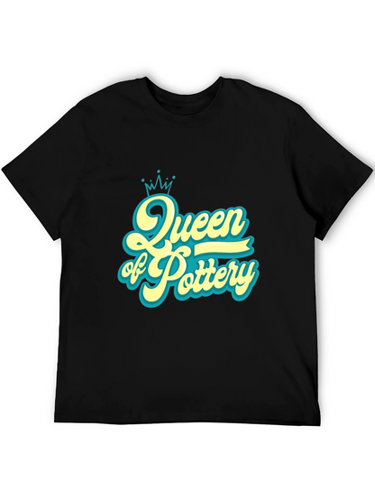 Queen of Pottery Black Graphic T-Shirt