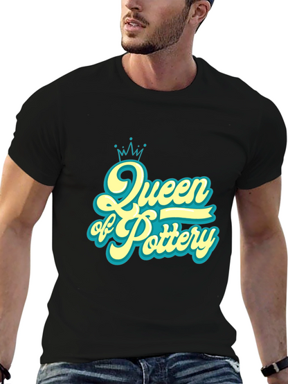 Queen of Pottery Black Graphic T-Shirt
