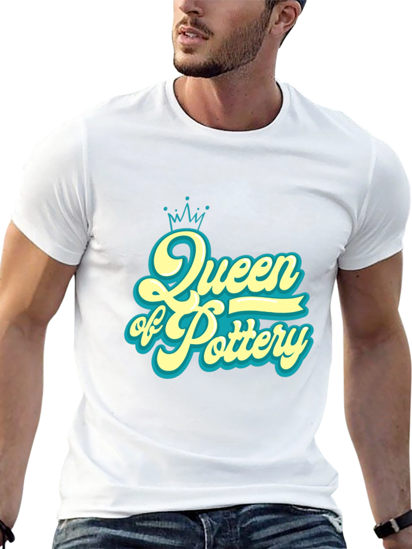 Queen of Pottery Black Graphic T-Shirt