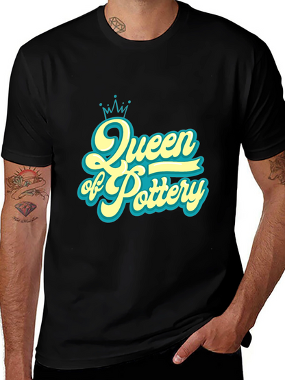 Queen of Pottery Black Graphic T-Shirt