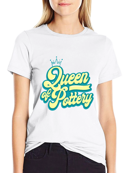 Queen of Pottery Black Graphic T-Shirt