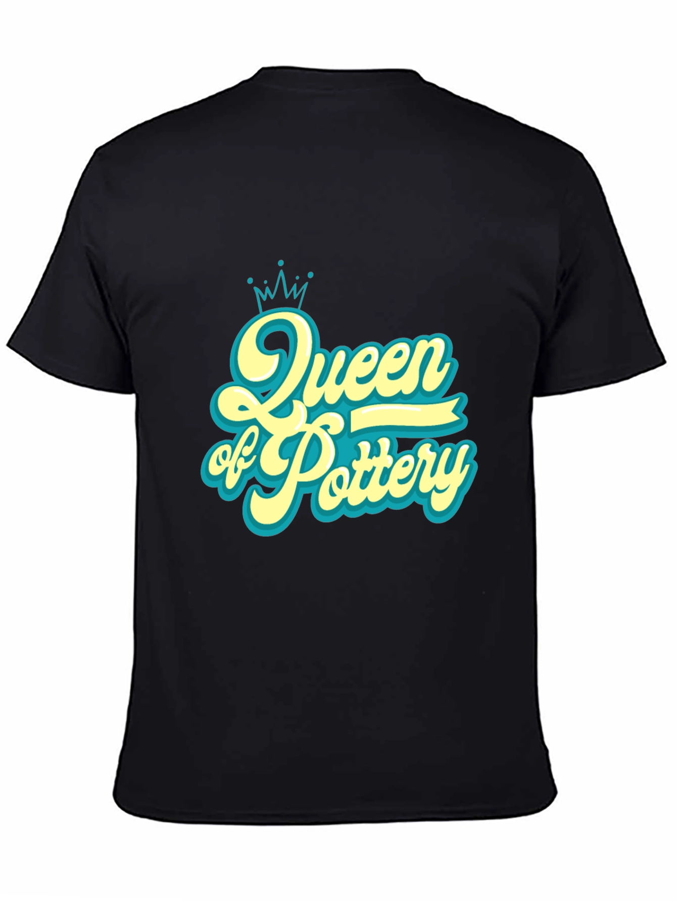 Queen of Pottery Black Graphic T-Shirt