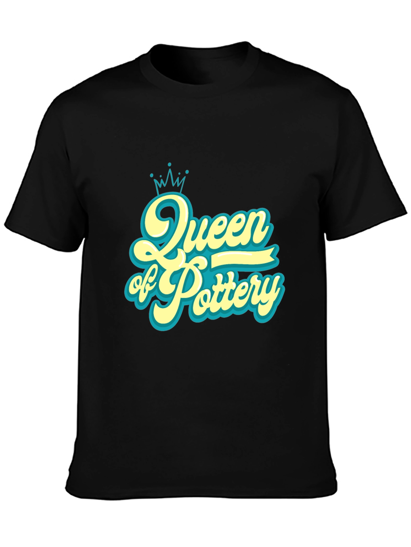 Queen of Pottery Black Graphic T-Shirt
