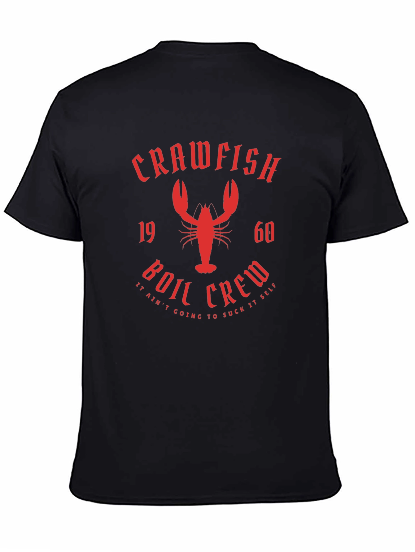 Crawfish Boil Crew Graphic T-Shirt - Black