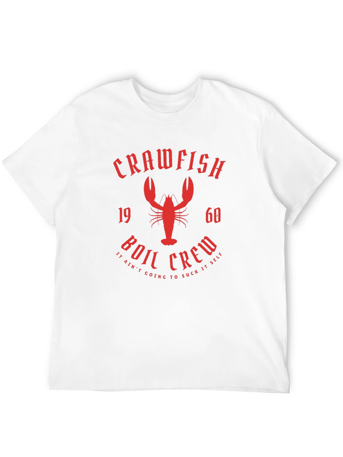 Crawfish Boil Crew Graphic T-Shirt - Black
