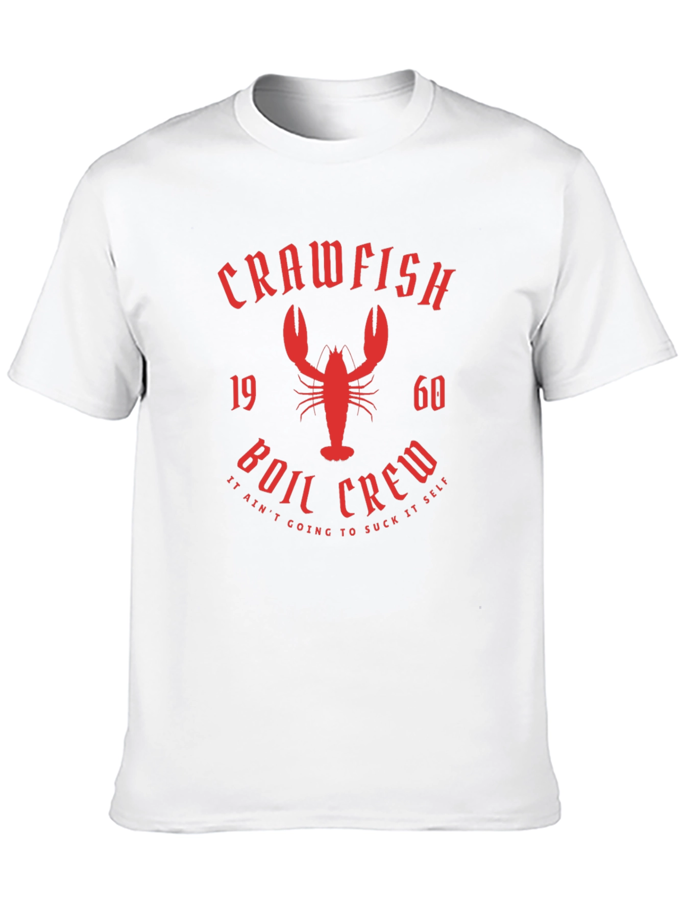 Crawfish Boil Crew Graphic T-Shirt - Black