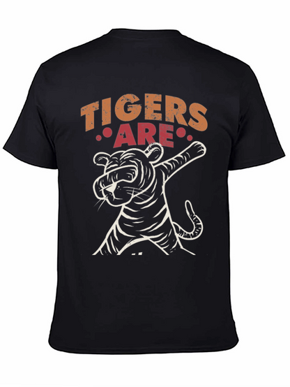 Dabbing Tiger Graphic Tee - Cool Novelty Design