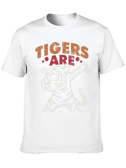 Dabbing Tiger Graphic Tee - Cool Novelty Design