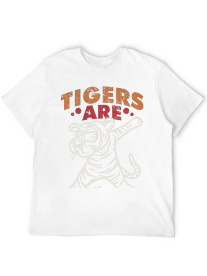 Dabbing Tiger Graphic Tee - Cool Novelty Design