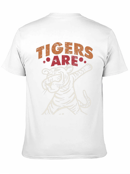 Dabbing Tiger Graphic Tee - Cool Novelty Design