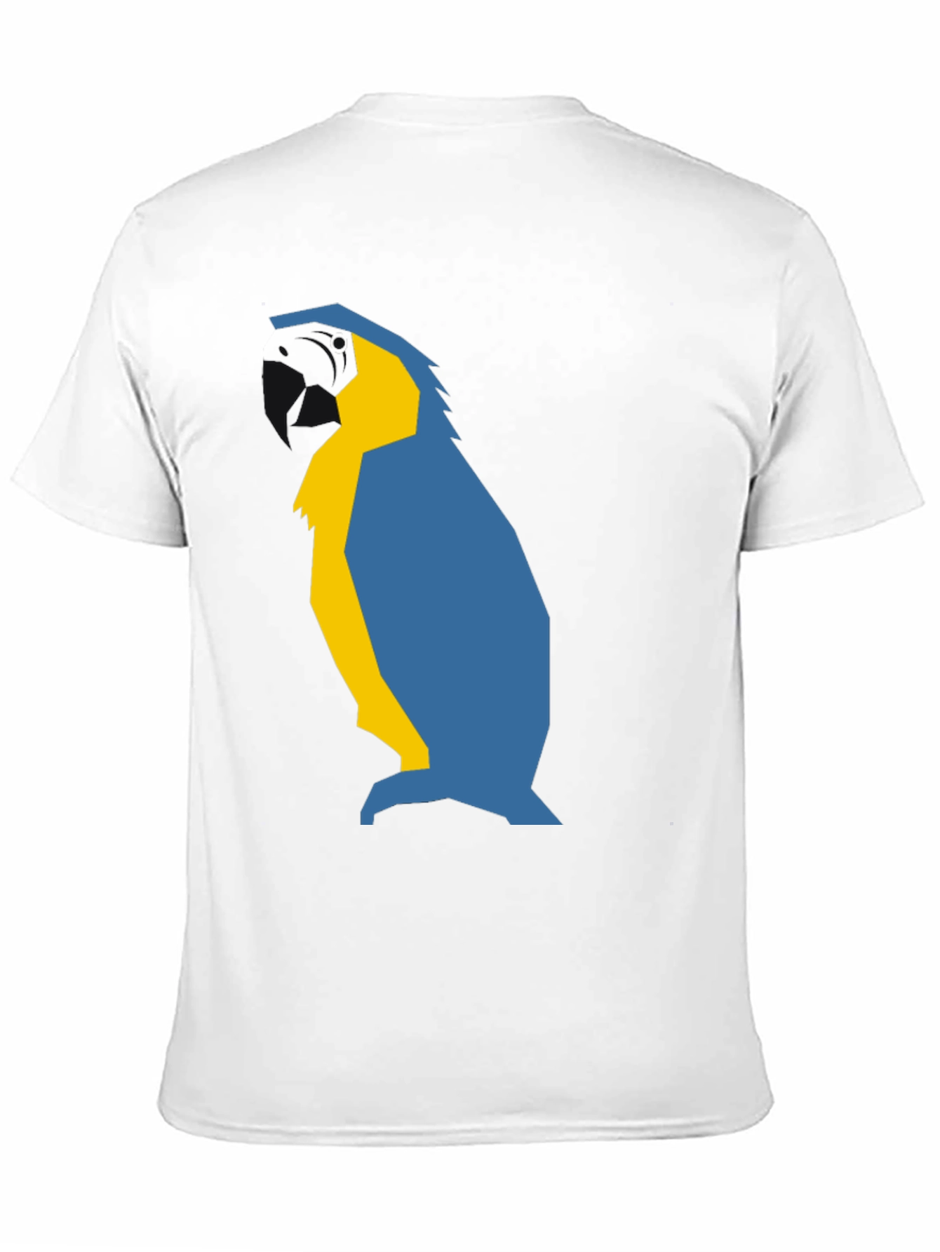 Abstract Penguin Graphic Tee - Black