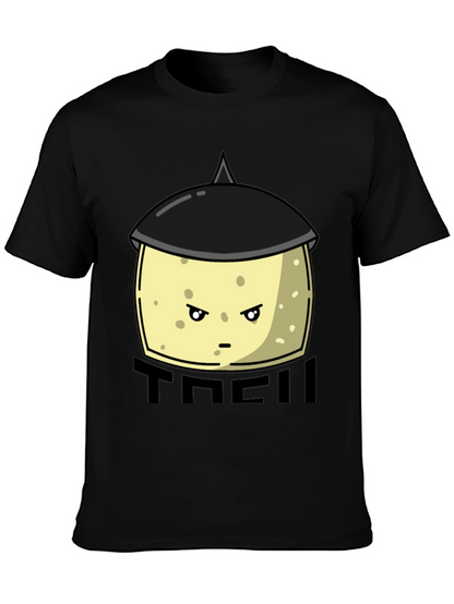 Funny Tofu Chef Cartoon Graphic Tee
