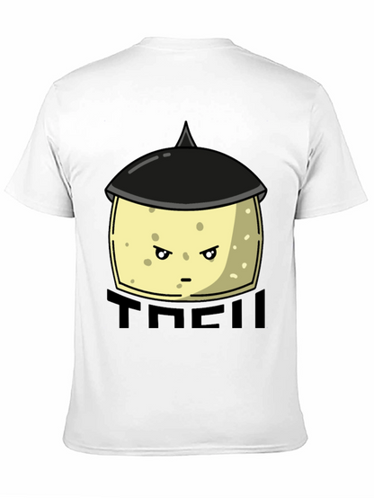 Funny Tofu Chef Cartoon Graphic Tee