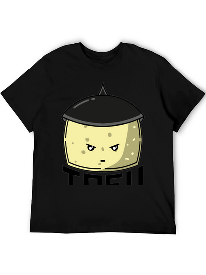 Funny Tofu Chef Cartoon Graphic Tee