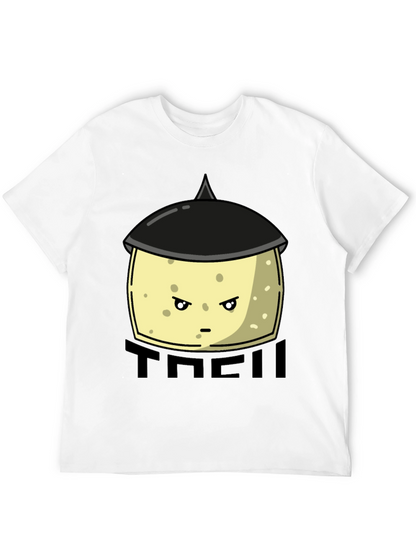 Funny Tofu Chef Cartoon Graphic Tee