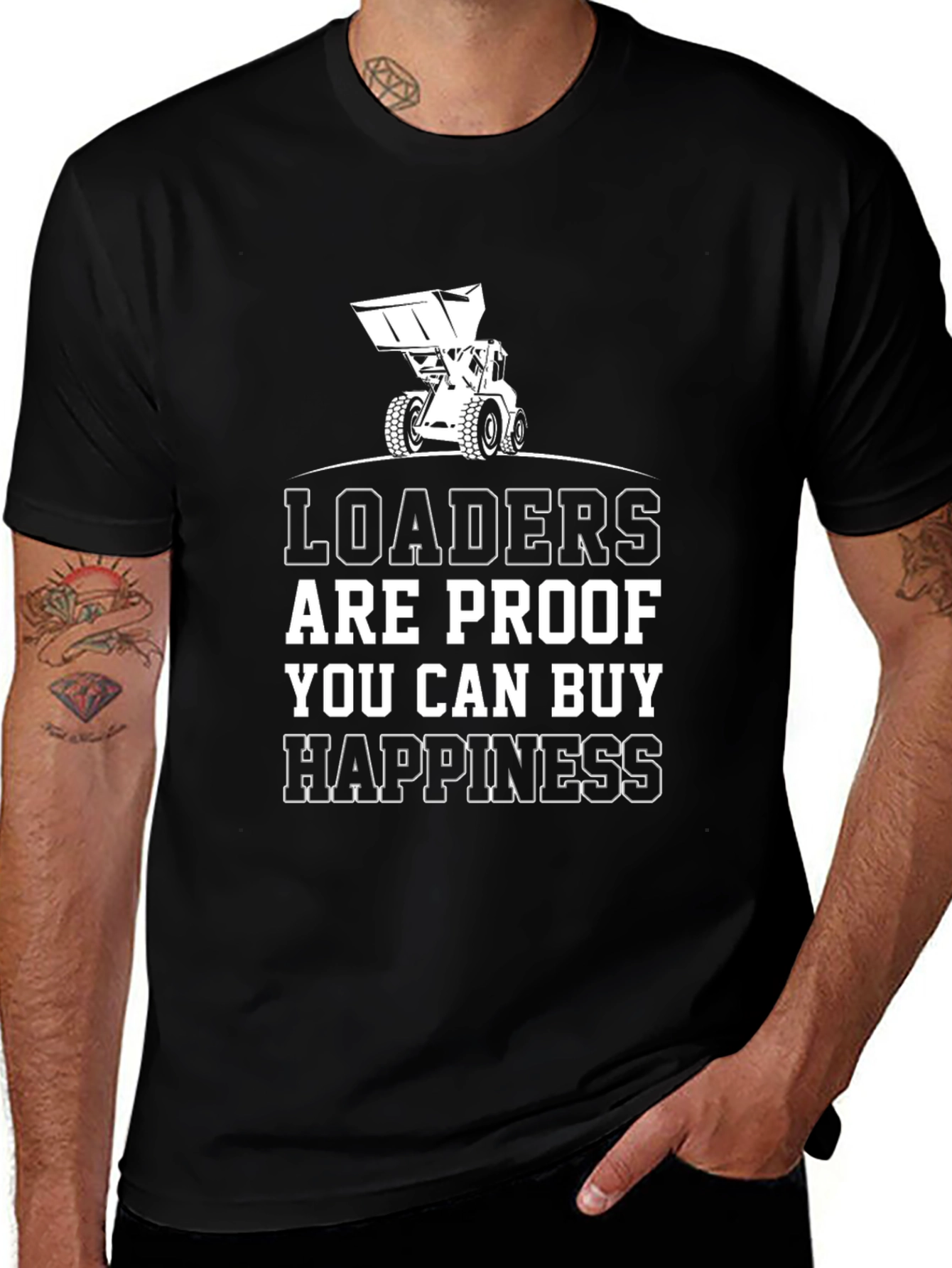 Loaders Buy Happiness Graphic T-Shirt