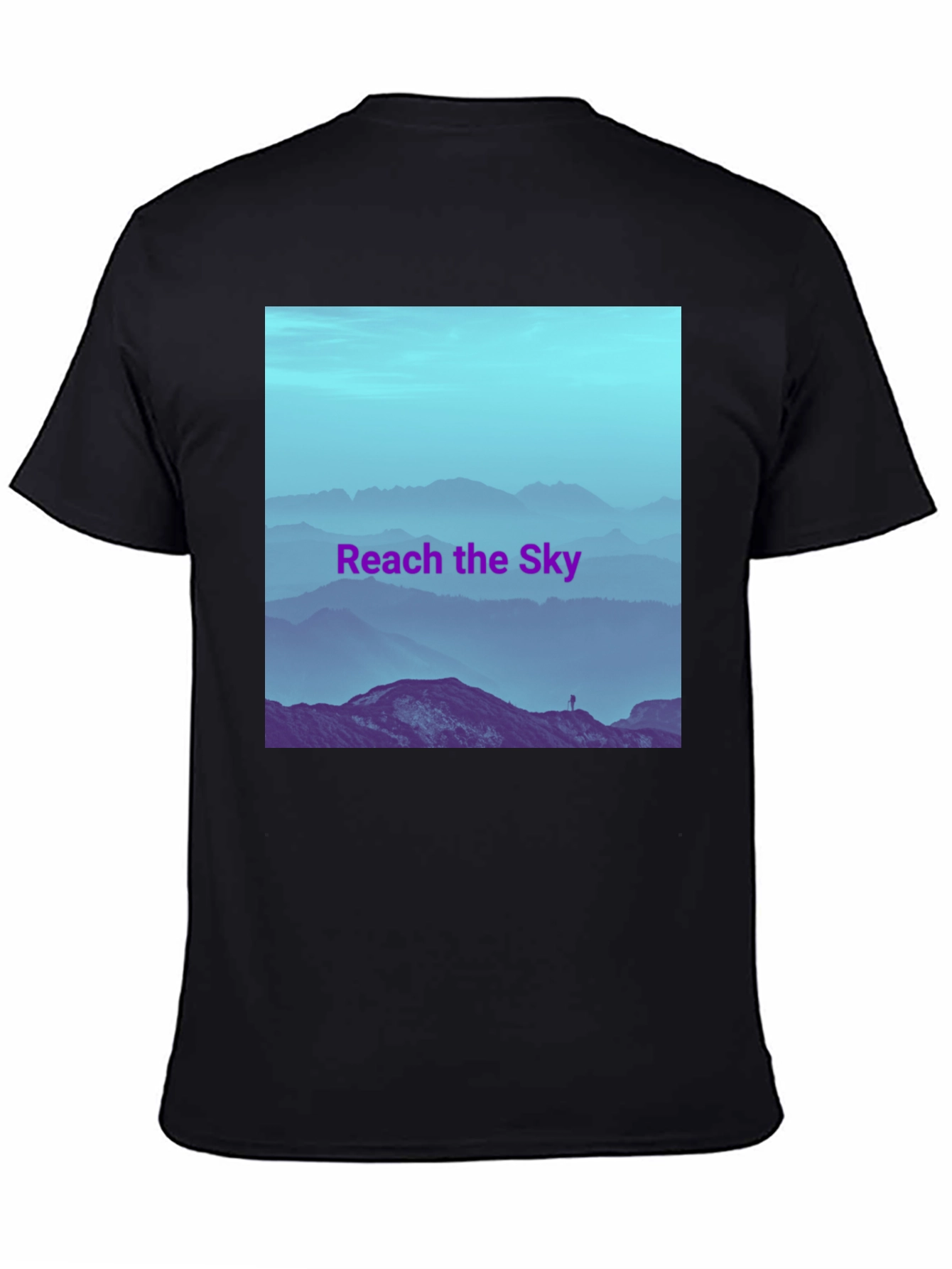 Reach the Sky Graphic T-Shirt - Mens Black Tee