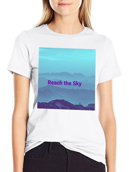 Reach the Sky Graphic T-Shirt - Mens Black Tee