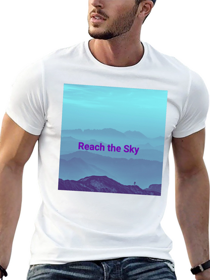 Reach the Sky Graphic T-Shirt - Mens Black Tee