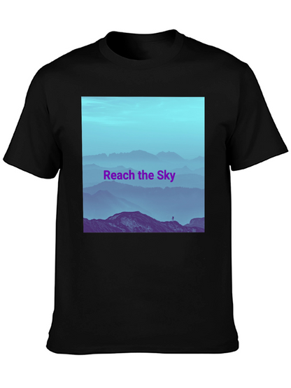 Reach the Sky Graphic T-Shirt - Mens Black Tee