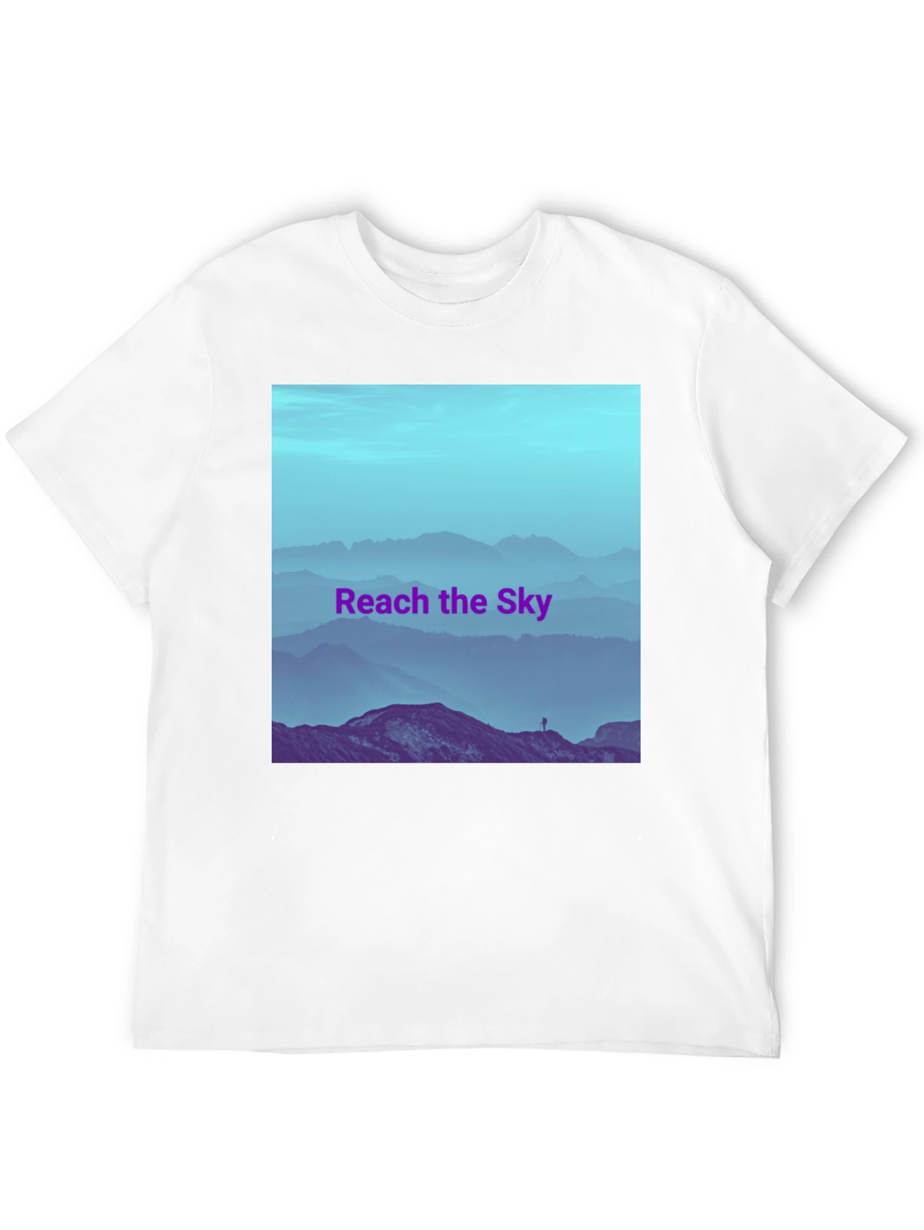 Reach the Sky Graphic T-Shirt - Mens Black Tee