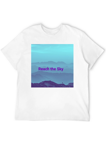 Reach the Sky Graphic T-Shirt - Mens Black Tee