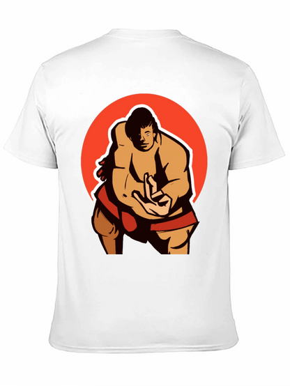 Sumo Wrestler Graphic Tee - Martial Arts Shirt