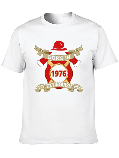 Born in 1976 Firefighter T-Shirt