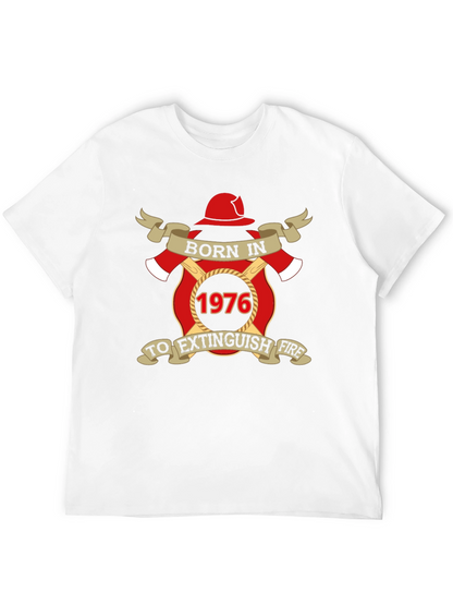Born in 1976 Firefighter T-Shirt