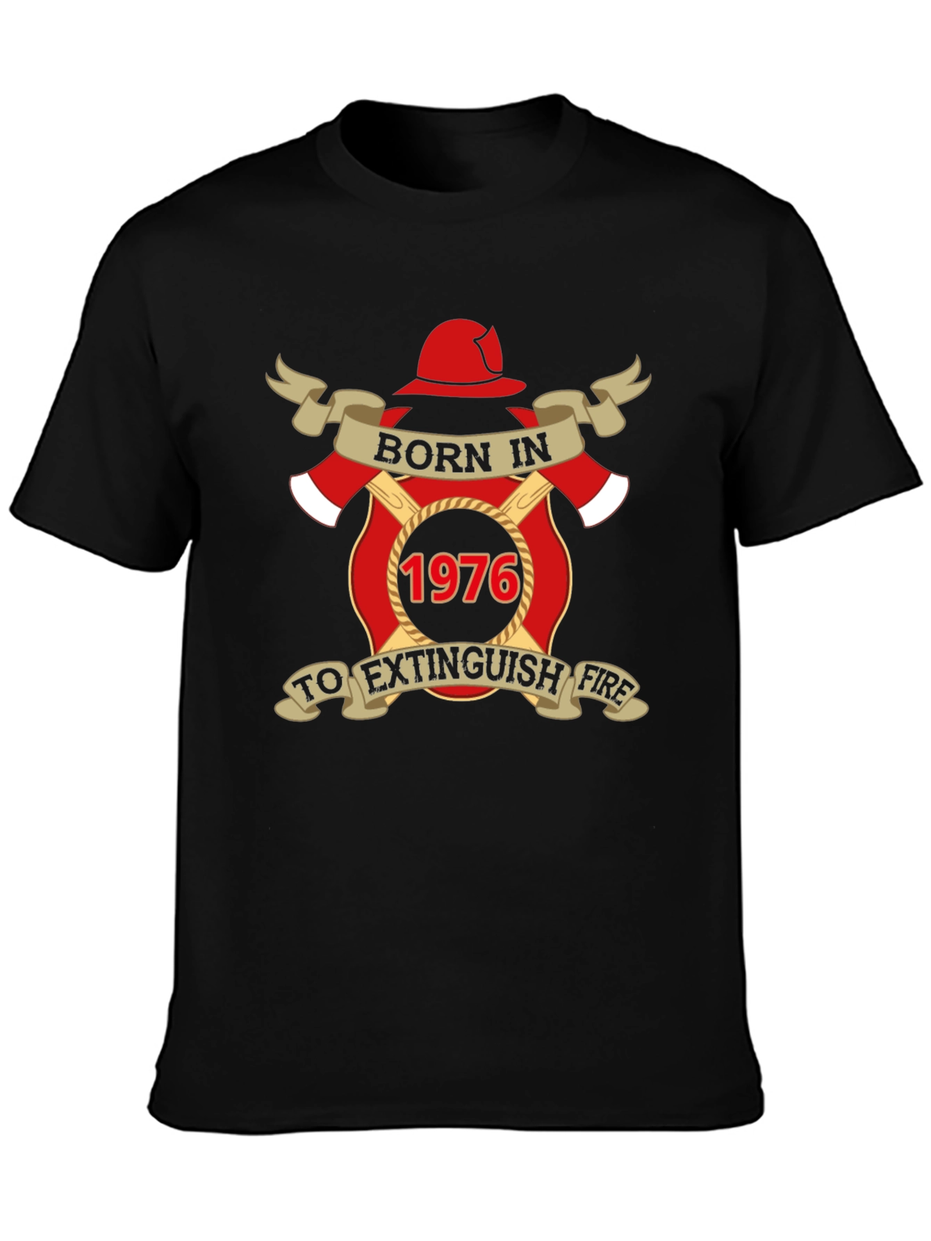 Born in 1976 Firefighter T-Shirt