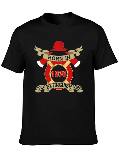 Born in 1976 Firefighter T-Shirt