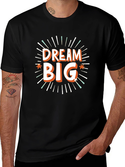 Dream Big Black Graphic Tee
