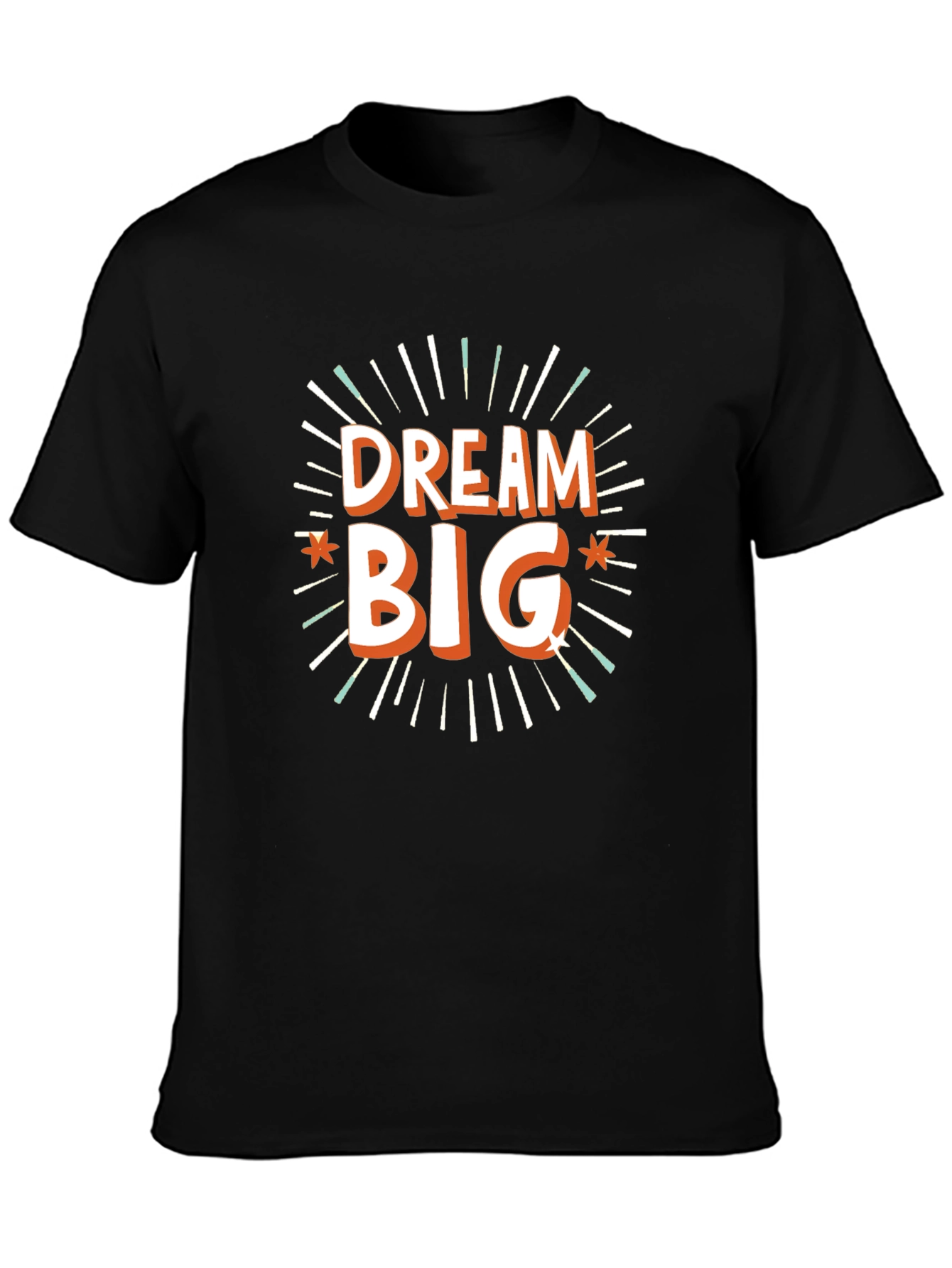 Dream Big Black Graphic Tee