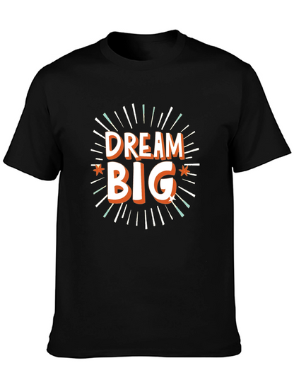 Dream Big Black Graphic Tee
