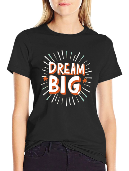 Dream Big Black Graphic Tee