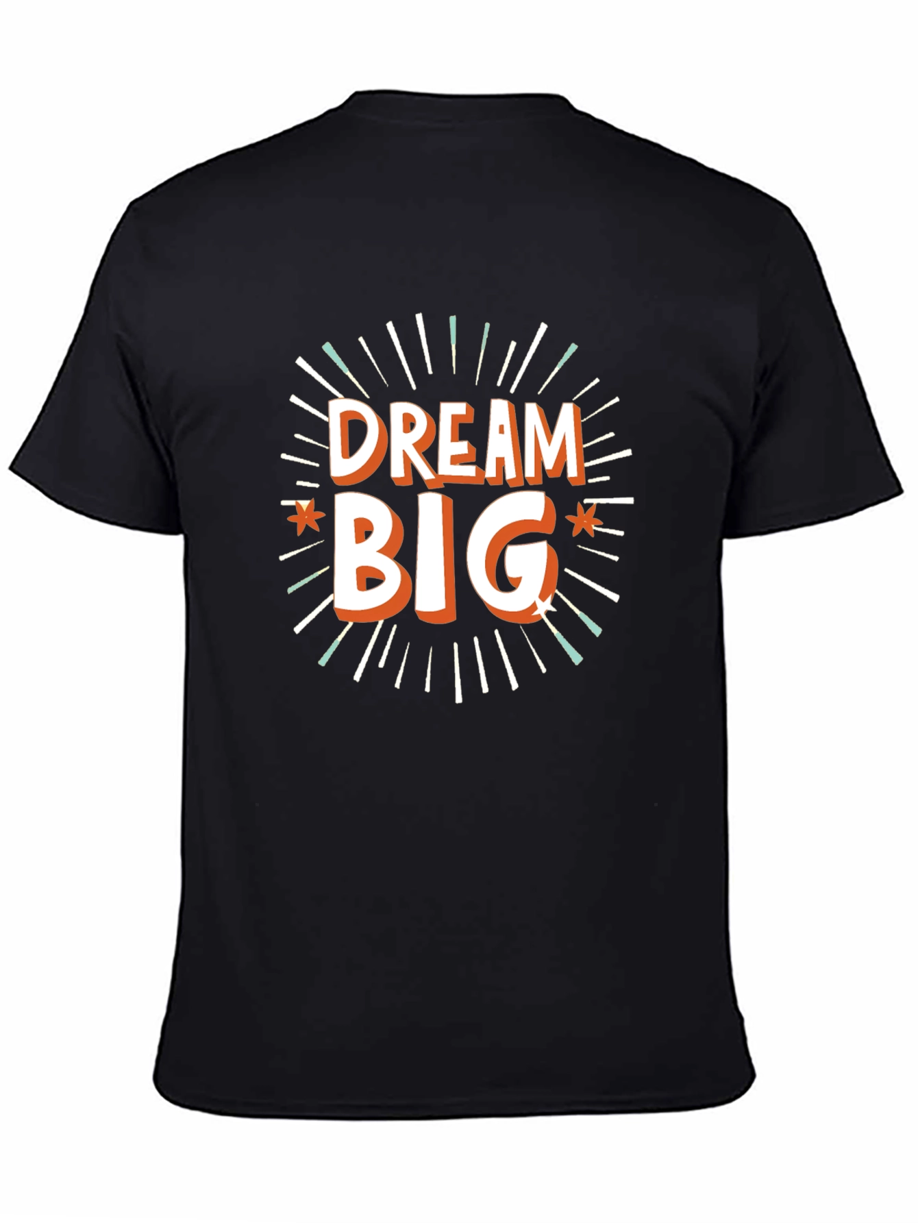 Dream Big Black Graphic Tee