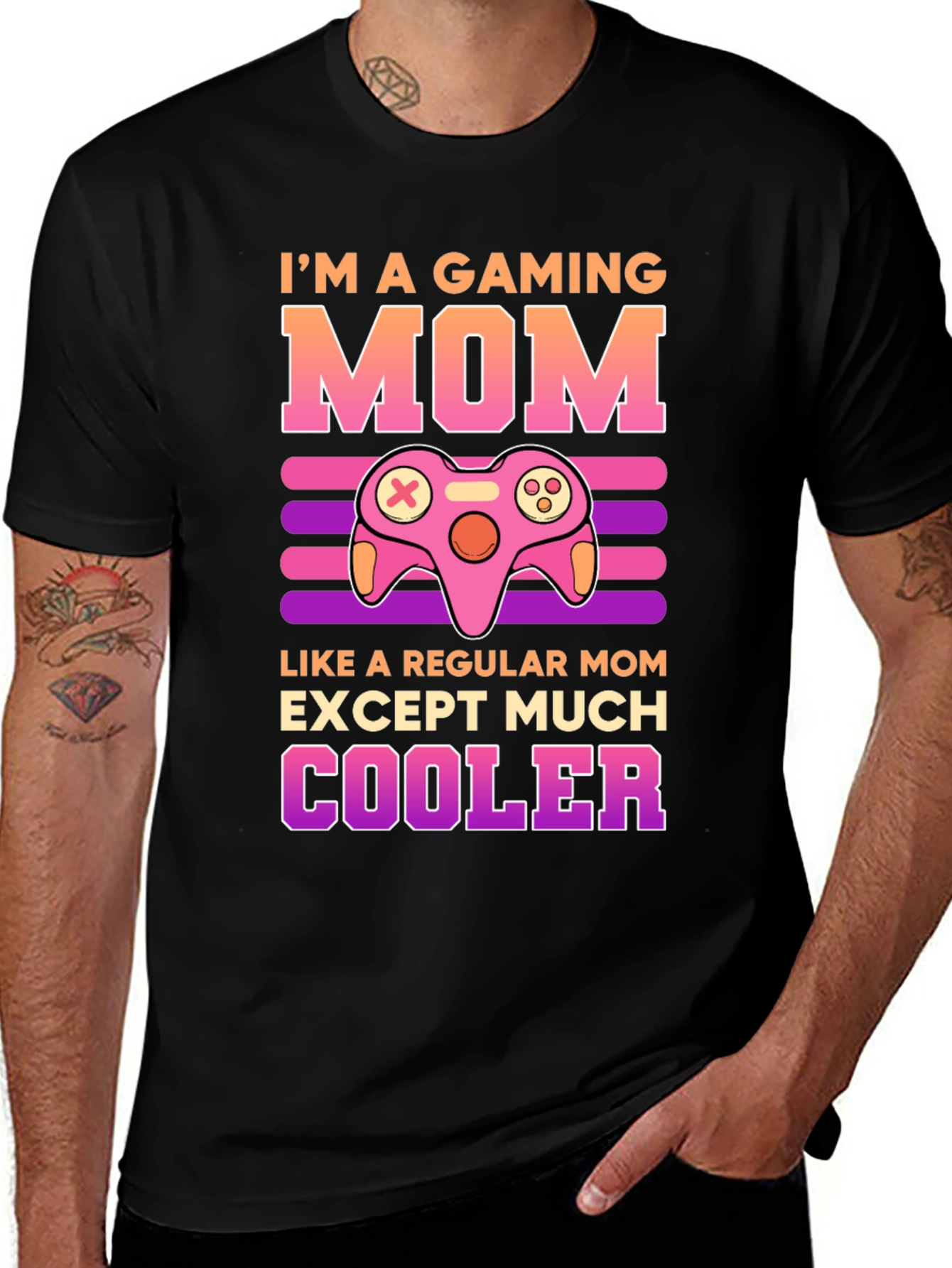 Gaming Mom Graphic T-Shirt - Gamer Mother Tee