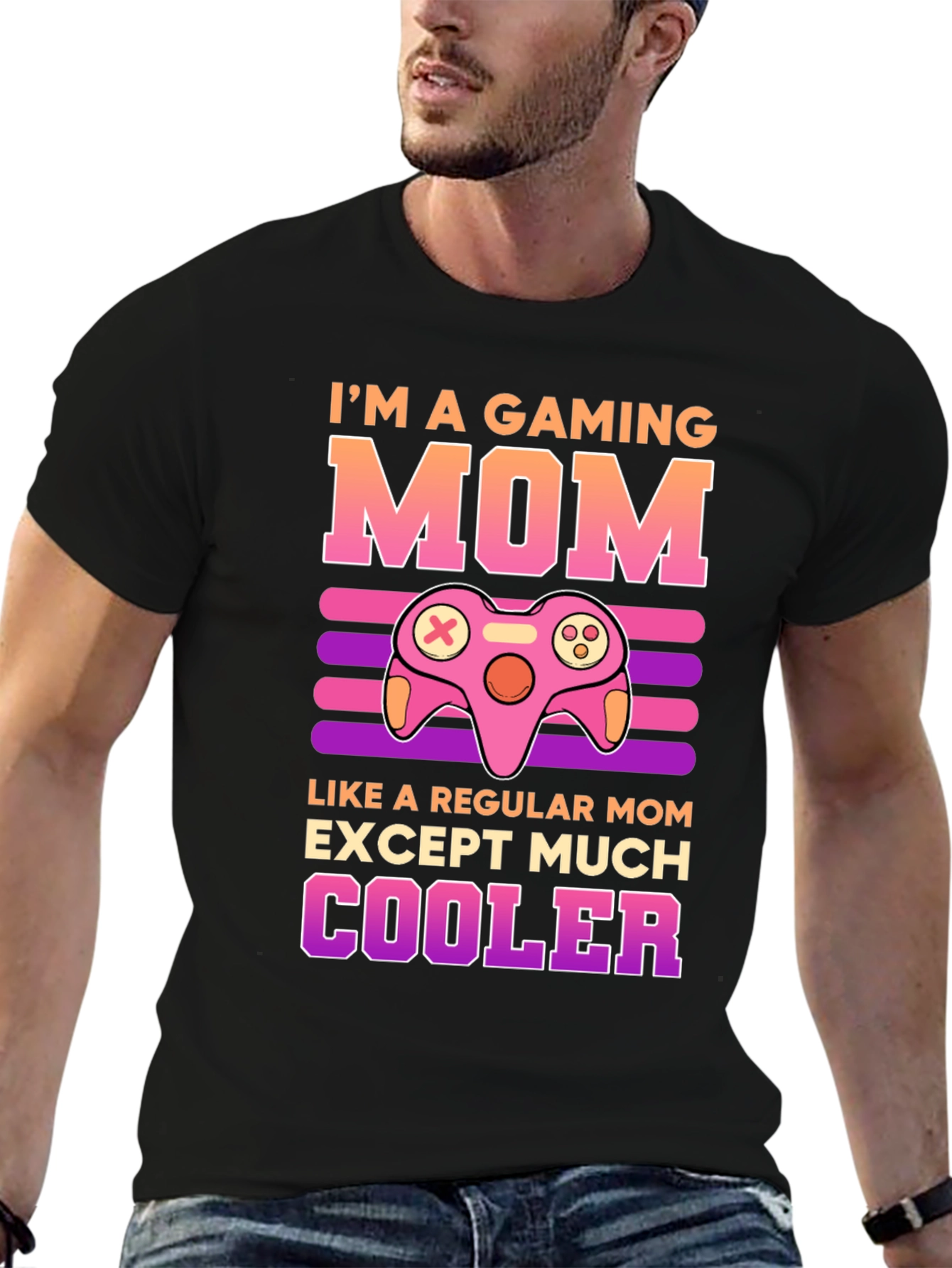 Gaming Mom Graphic T-Shirt - Gamer Mother Tee