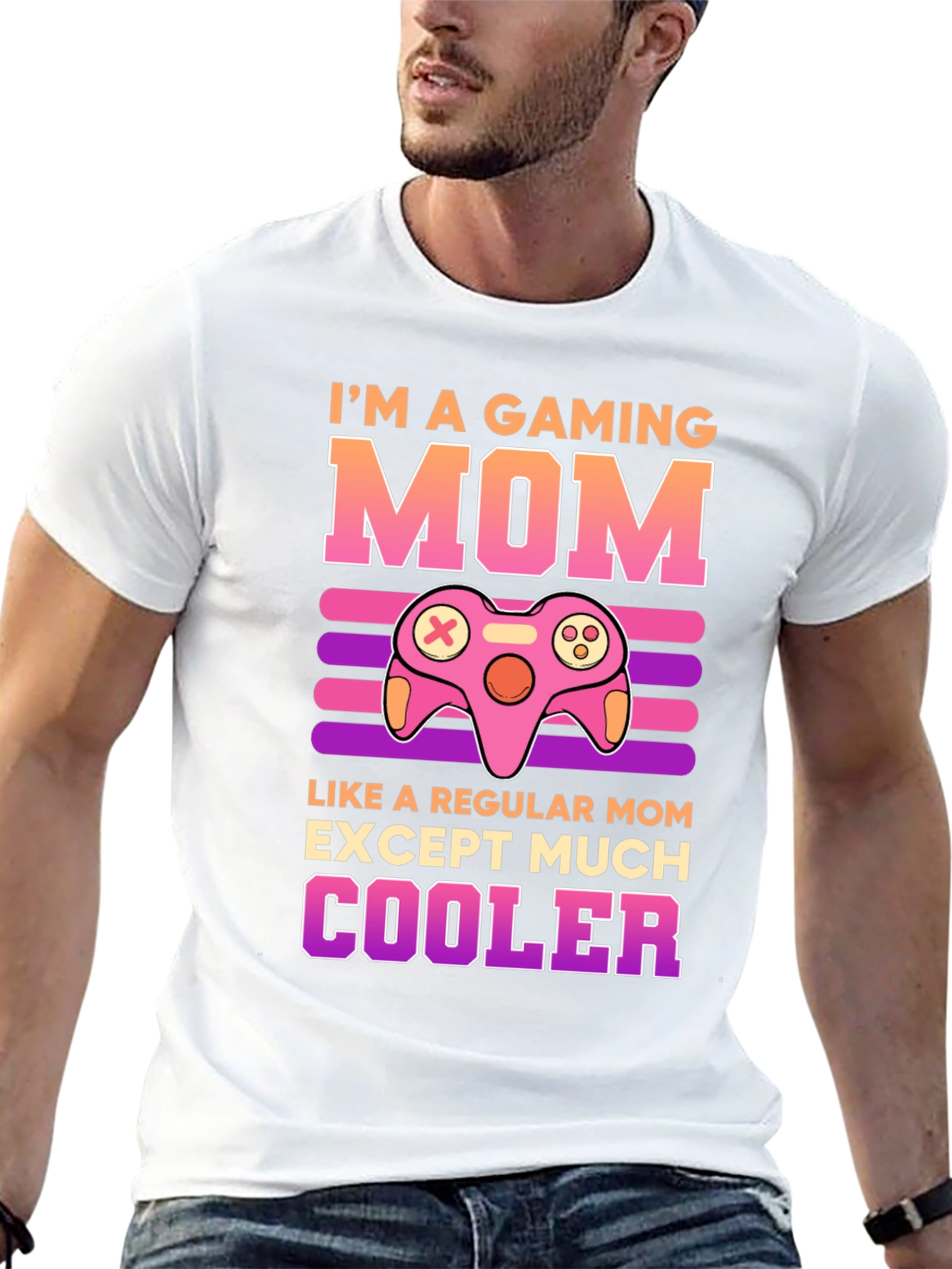 Gaming Mom Graphic T-Shirt - Gamer Mother Tee