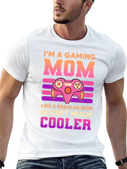 Gaming Mom Graphic T-Shirt - Gamer Mother Tee