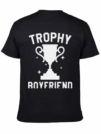 Trophy Boyfriend Graphic Tee - Black T-Shirt